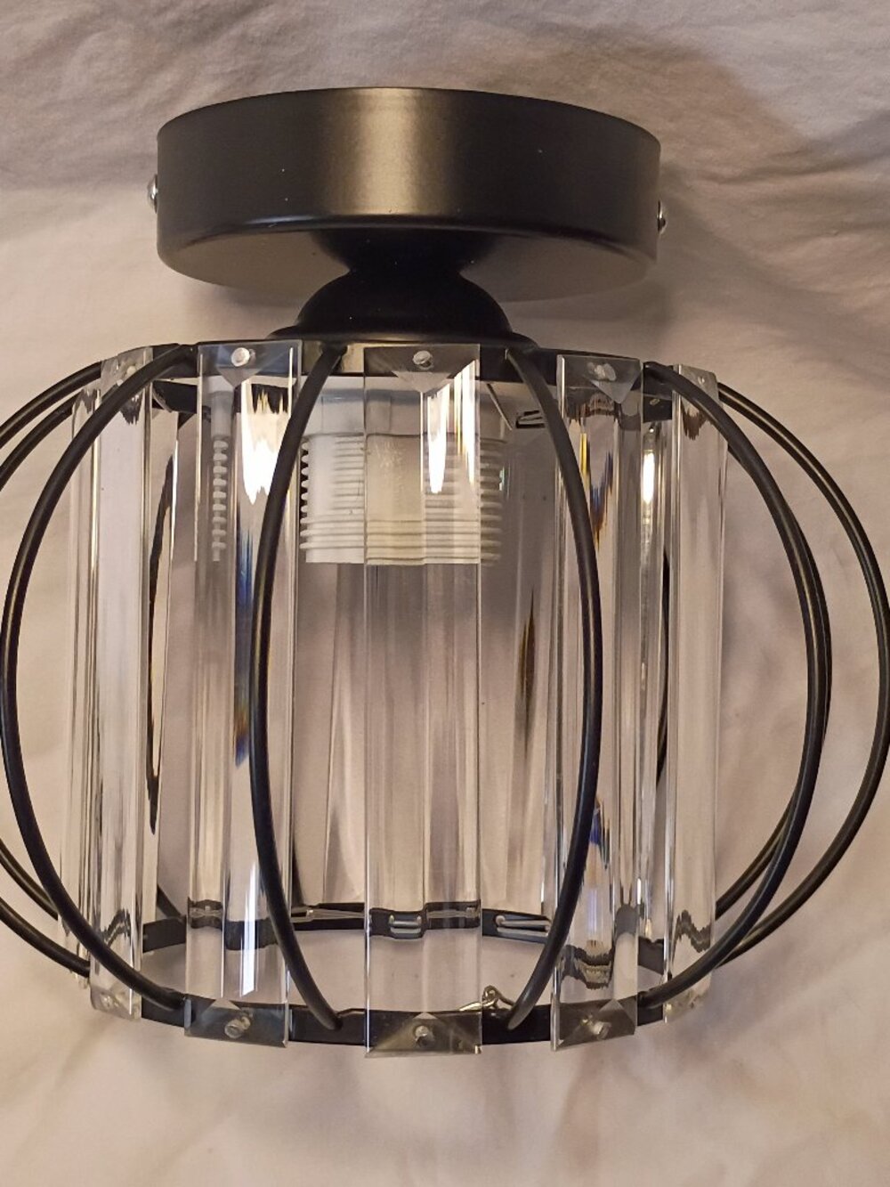 NEW Pair Bathroom, Entry Way, Foyer, Porch Semi Flush Mount Ceiling LED Lights